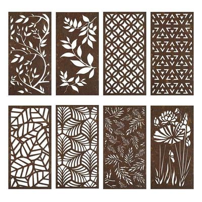 Vintage Wood Carved Room Divider Screen Hanging Panel Eco Friendly